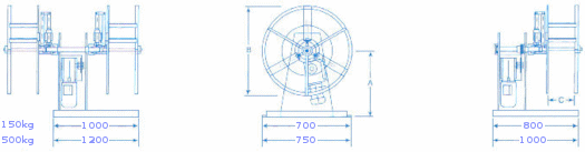 150-500kg decoiler